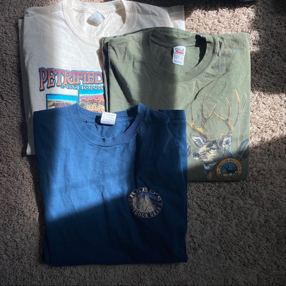 vintage, oversized long sleeve shirt bundle :)